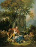François Boucher, Pastoral with a Couple near a Fountain, 1749 Â© The Trustees of the Wallace Collection