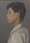 Francesca Devoto, Adolescente di profilo, 1938, Olio su compensato. Donazione privata Photo Pierluigi Dessì, Confinivisivi