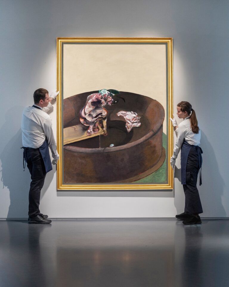 Francis Bacon, Portrait of George Dyer Crouching (1966). Courtesy of Sotheby's