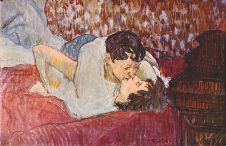 Henri de Toulouse-Lautrec, Il bacio (1892), collezione privata