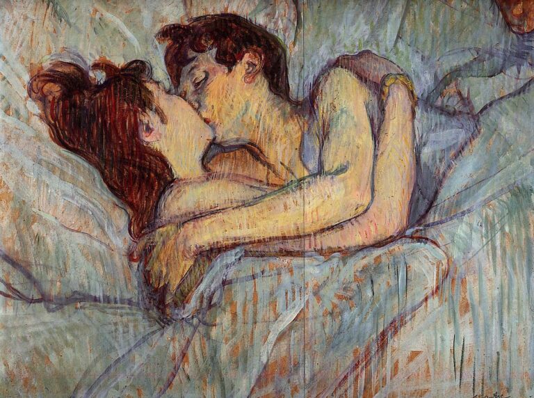 Henri de Toulouse-Lautrec, Il bacio a letto (1892–1893)