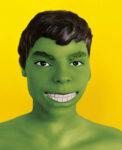 Hulk di Federico Ghiso. Cm 31x38. Stampa su gomma trasparente con retro di smalto bianco