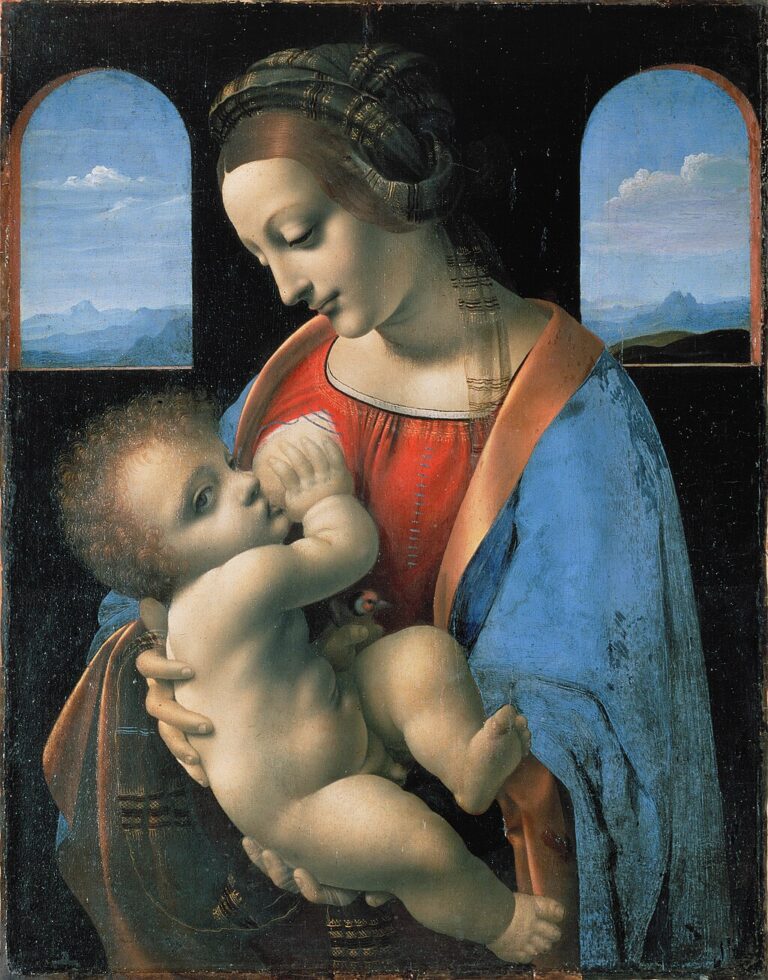 Leonardo da Vinci (attr.), Madonna Litta, 1490