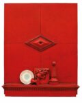 Lucio Del Pezzo, Mensola in rosso, 1964, collezione Koelliker, courtesy BKV Fine Art