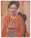 Mark Rothko, Untitled (seated woman in striped blouse), 1933:1934, National Gallery of Art, Washington, 1986.56.472 © 2023 Kate Rothko Prizel & Christopher Rothko : Artists Rights Society (ARS), New York : BONO