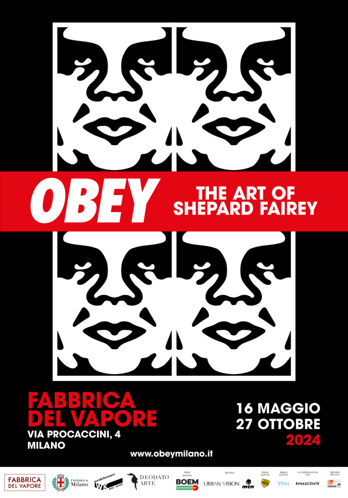 obey the art of shepard fairey Obey. La prima grande mostra italiana dello street artist è a Milano