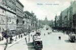 Praga negli anni Venti del Novecento, in una cartolina dell’epoca