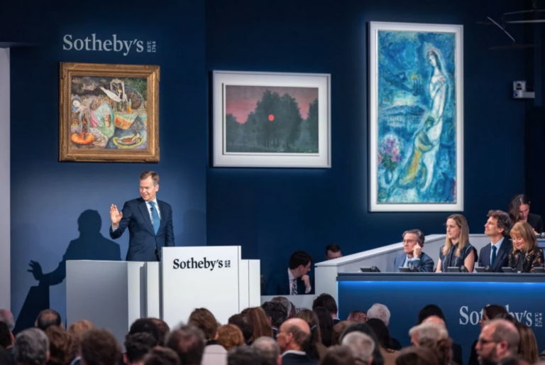 Sotheby's, Modern Evening Auction, New York. Courtesy Sotheby's
