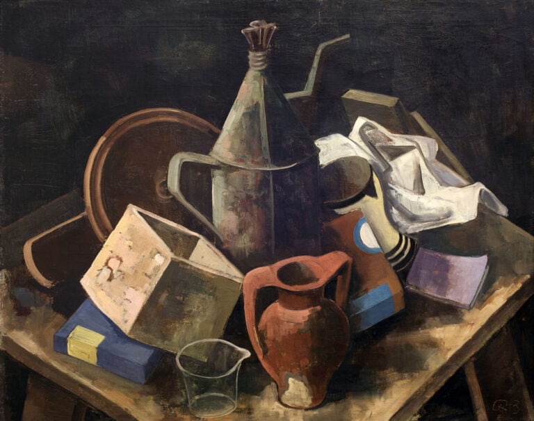 Karl Hofer Stillleben mit Kanne Krug und Glas 1943 Sammlung-Arthouse