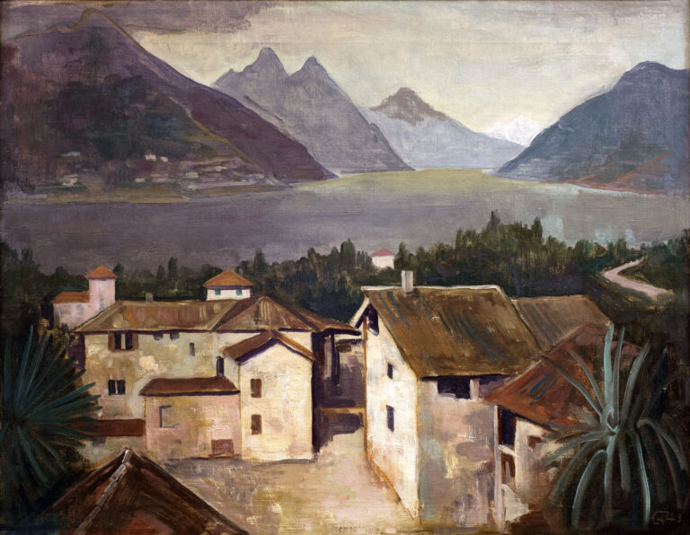 Karl Hofer Blick auf den Luganer See 1940