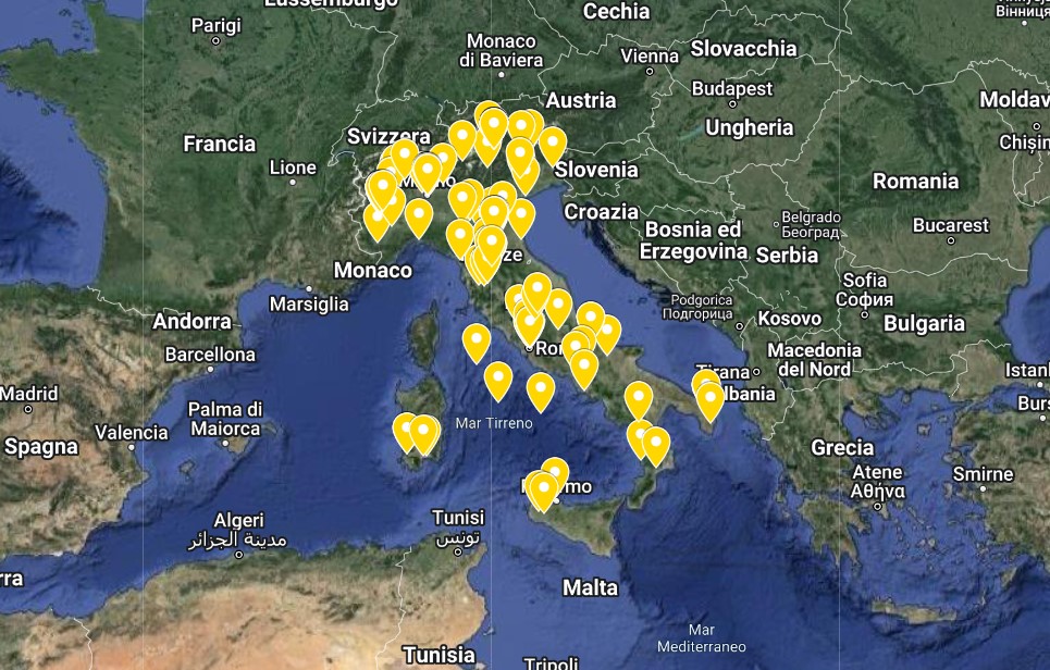 Agire Interagire Interferire, la mappa