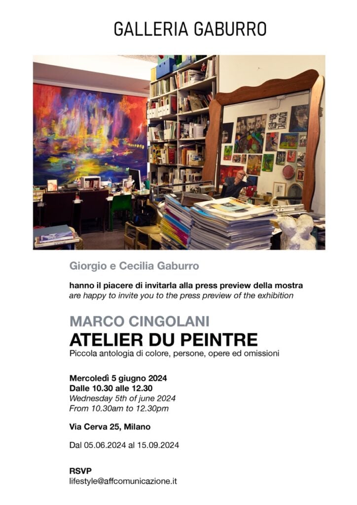 Marco Cingolani – Atelier du peintre