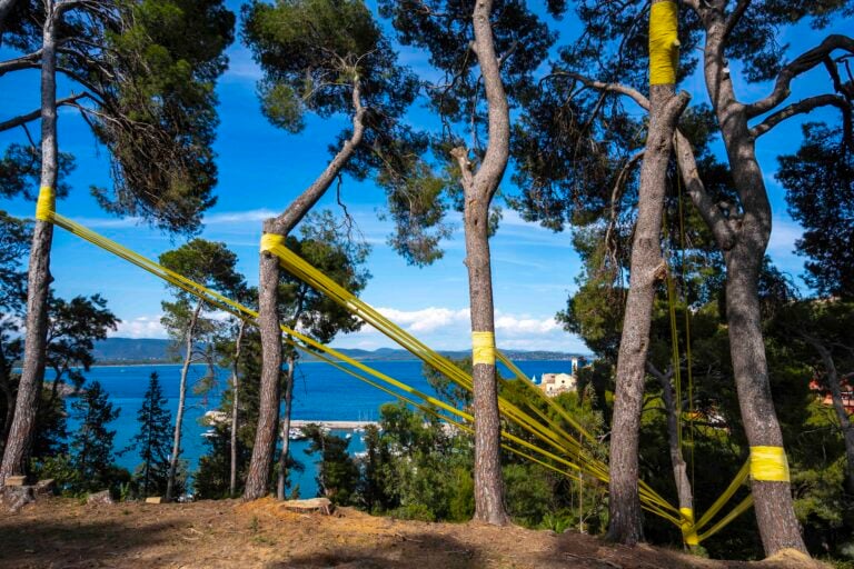 Joseph La Piana, Frequency, exhibition view at Orto Botanico Corsini, Porto Ercole, 2024