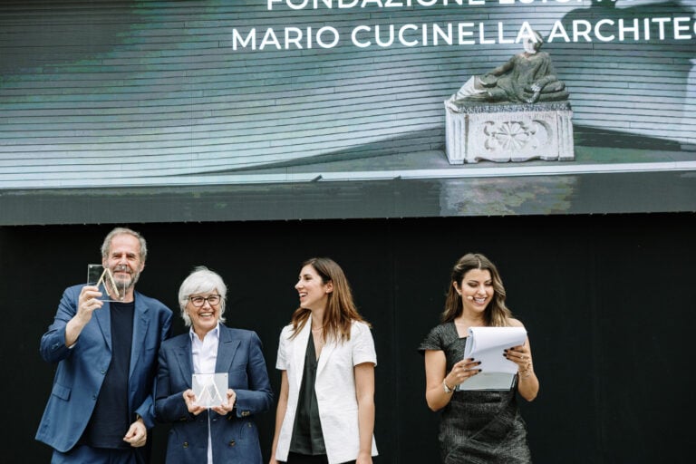 La cerimonia di premiazione Compasso d'Oro 2024: Mario Cucinella e Fondazione Rovati