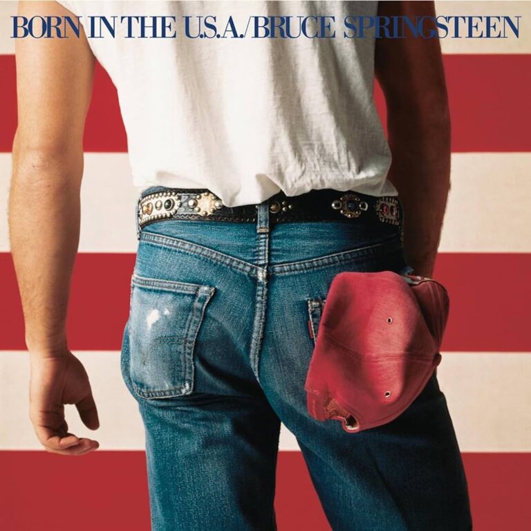 La copertina di Born in the USA, Columbia Records, 1984