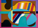 Mark James, Slip Slidin'Away, 2024 Acrylic on canvas 91 x 122 cm. Courtesy Cris Contini Contemporary