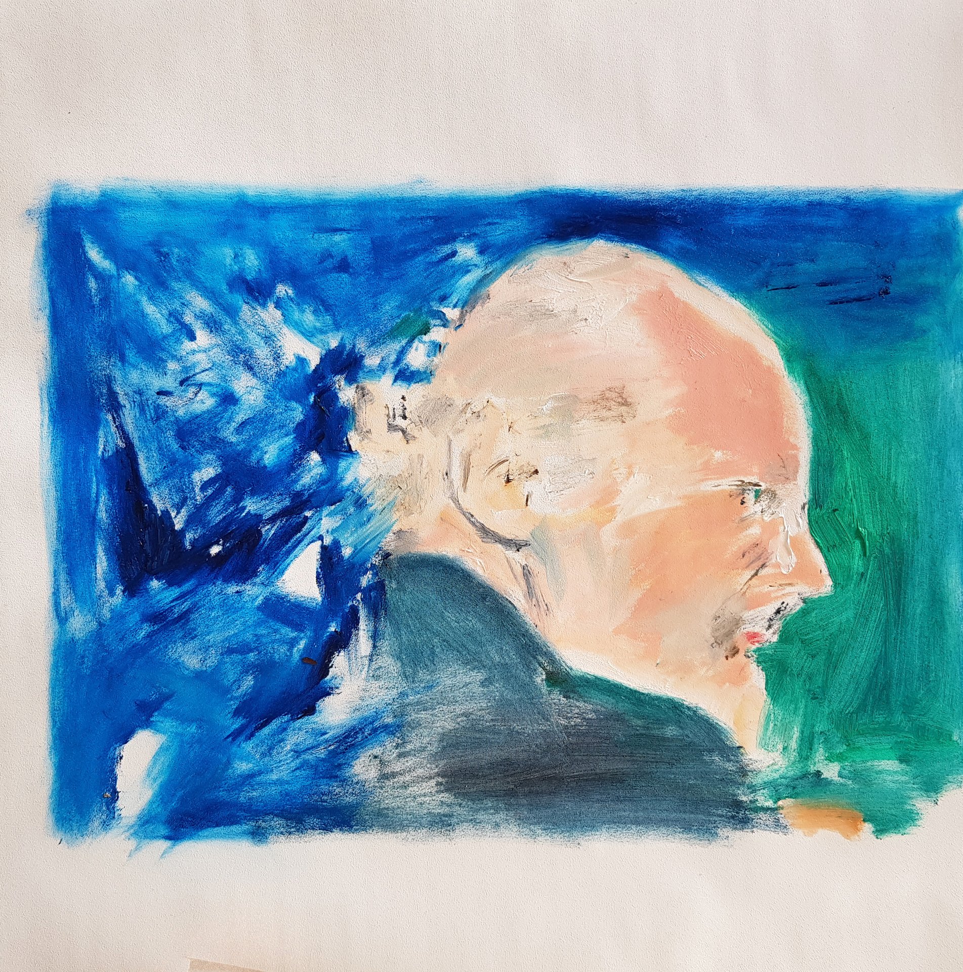 Milton Manetas, 24 days in prison (Julian Assange, May 04, 2019, oil on canvas, 24x36 cm, Collection Andrea Balestrero, Milan, Italy