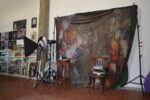 Nello studio fotografico di Yvonne De Rosa, Napoli. Photo Manuela De Leonardis