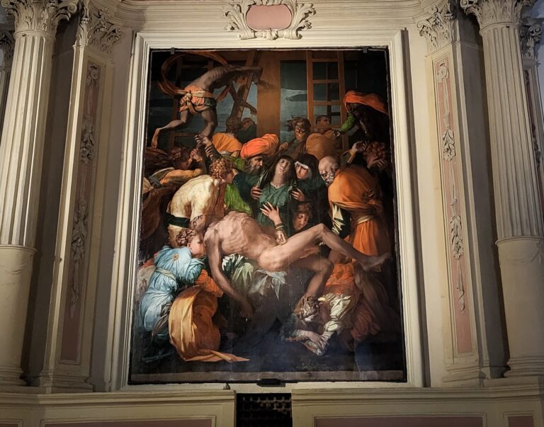 Rosso Fiorentino, Deposizione, Chiesa di San Lorenzo, Sansepolcro. Photo Livia Montagnoli