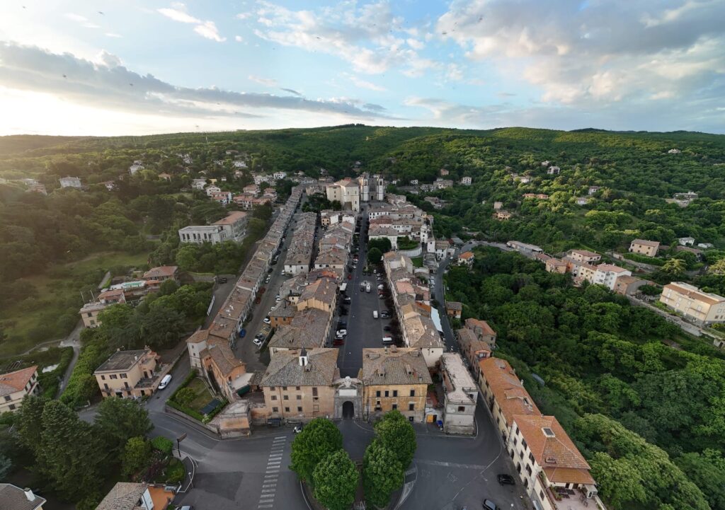 In Lazio c’è un paese costruito con la stessa sagoma di Piazza Navona