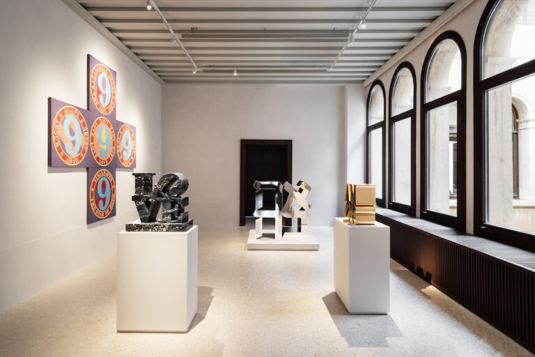 Robert Indiana: The Sweet Mystery, Installation View, Photo: Marco Cappelletti, Artworks © Morgan Art Foundation LLC, Artists Rights Society (ARS), NY