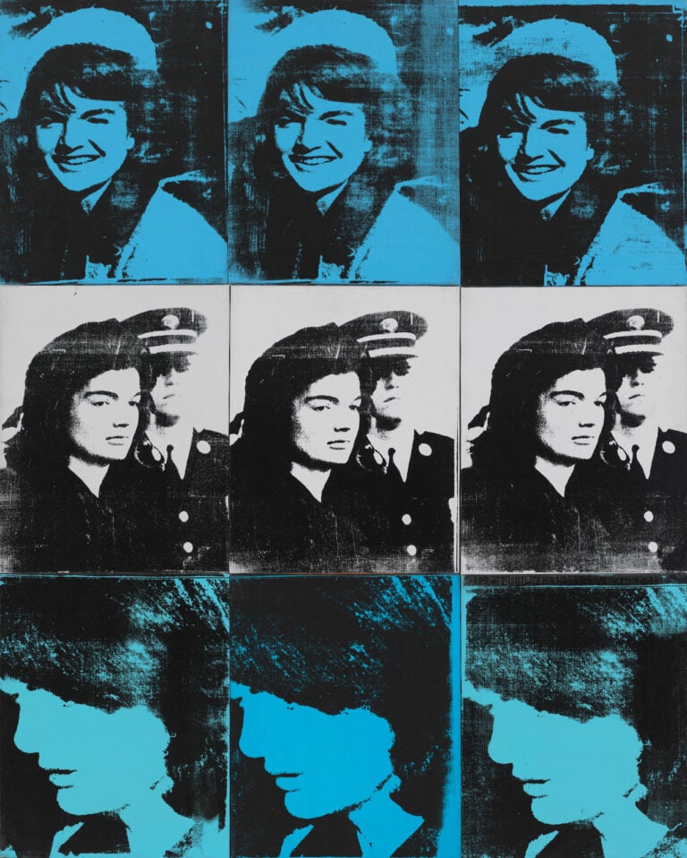 Andy warhol, nine jackies, 1964