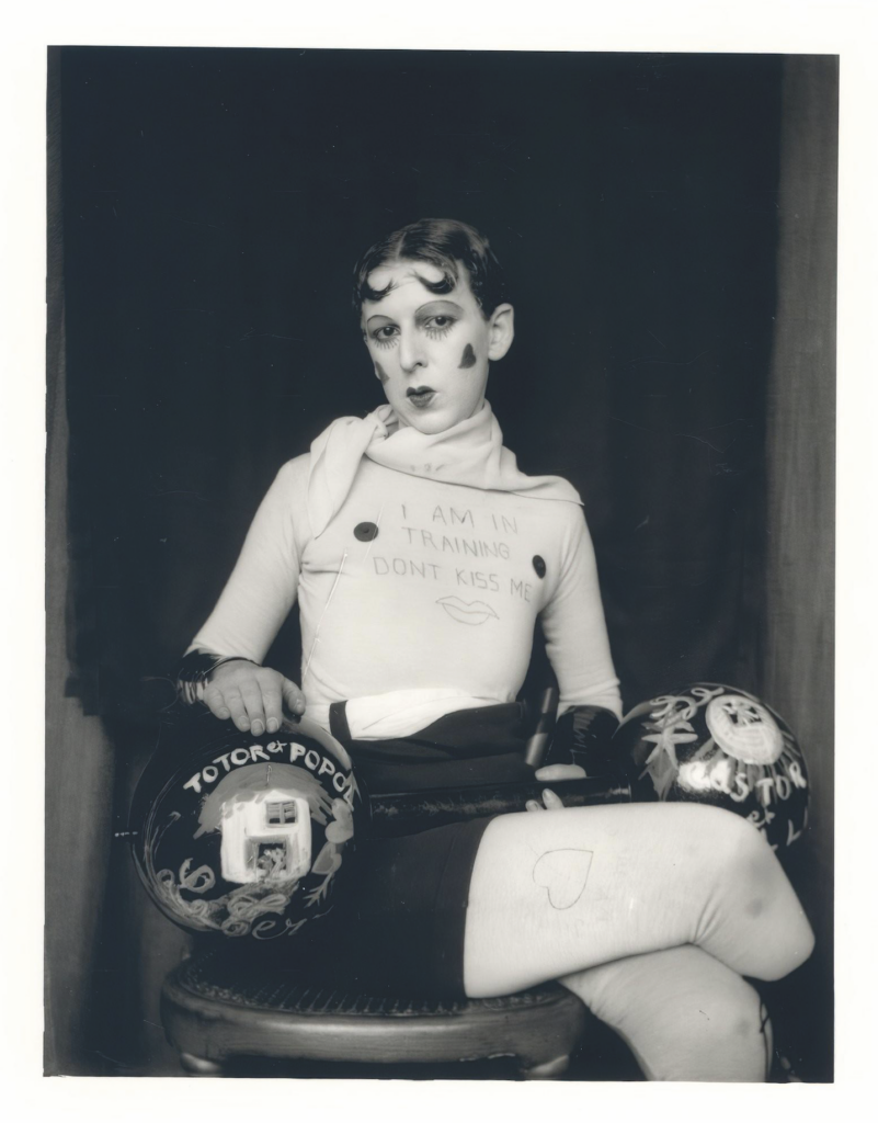 Claude Cahun, Self Portrait (as Weight Trainer), 1927