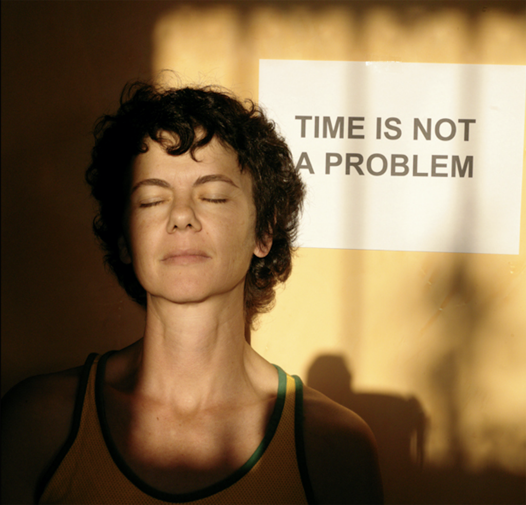 Cristina Nuñez, selfportrait, Time is not aproblem