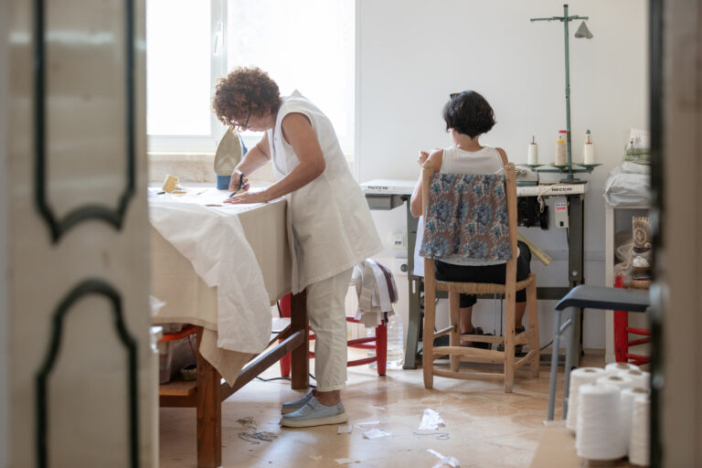 elena bellantoni2phgabrielealbergo In Puglia prima edizione per un festival d'arte e di cultura tutto dedicato alla tessitura