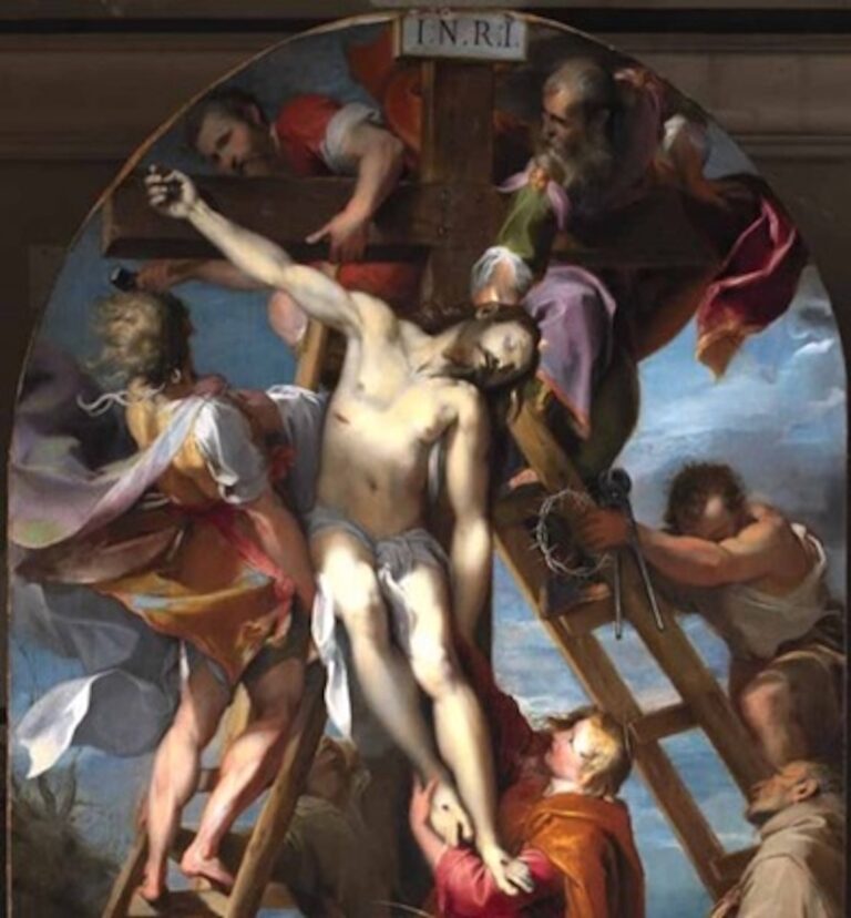 Federico Barocci, La Deposizione dalla Croce, 1567, Cattedrale di San Lorenzo, Perugia copia