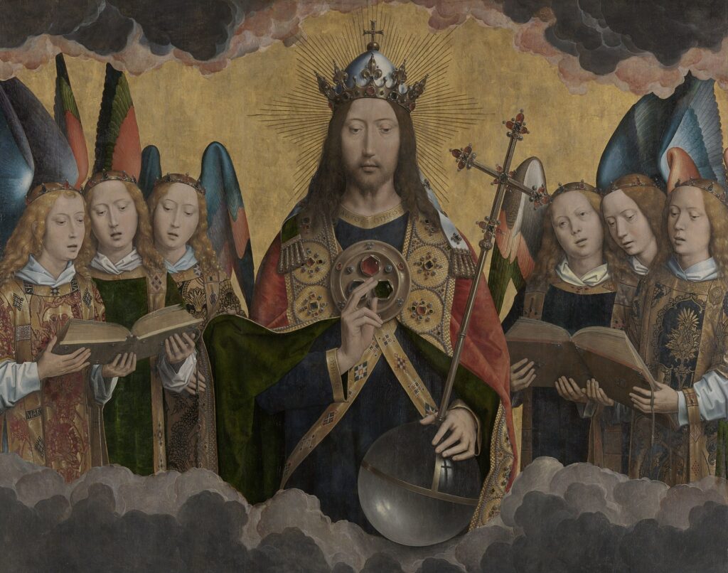 god the father with singing and music making angels hans memling kmska Le 10 opere da non perdere al KMSKA, il Museo Reale di Belle Arti di Anversa