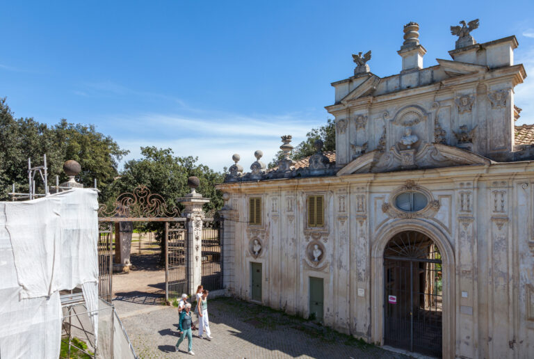 Giardino delle Erme a Villa Borghese, Roma. Il cantiere di restauro