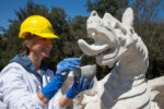 Giardino delle Erme a Villa Borghese, Roma. Il cantiere di restauro