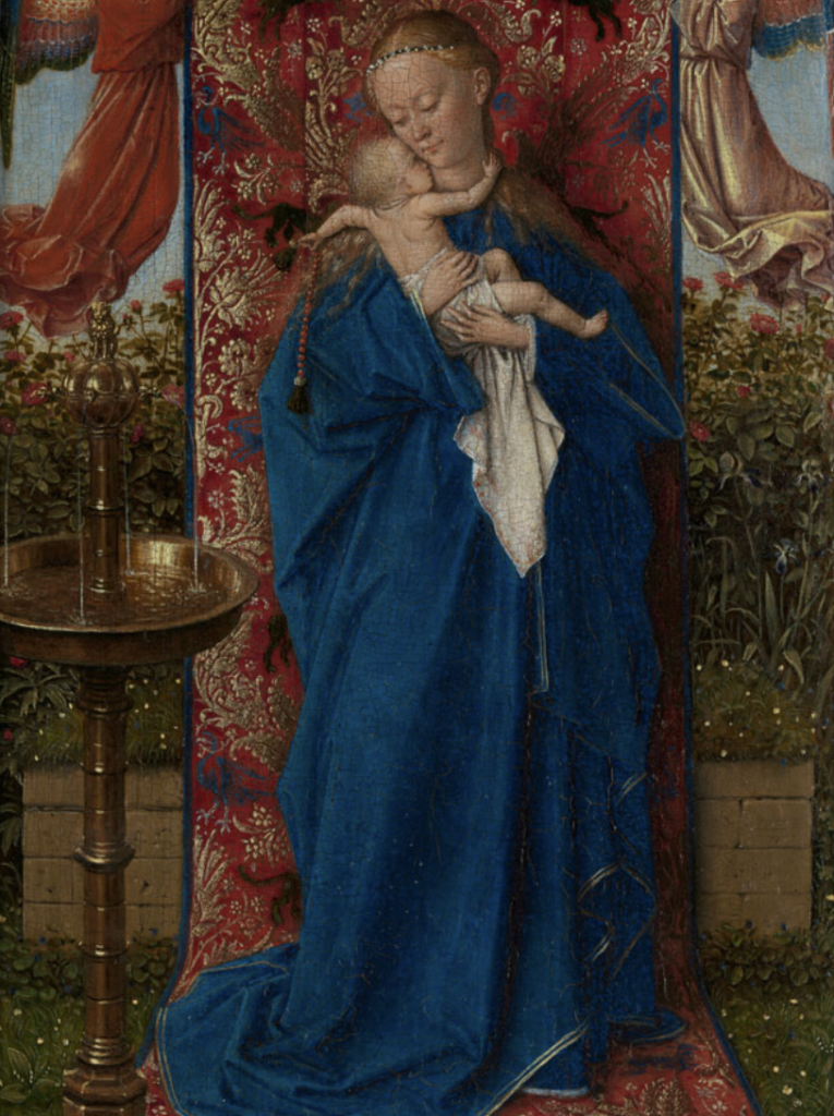 madonna col bambino alla fontana jan van eyck kmska Le 10 opere da non perdere al KMSKA, il Museo Reale di Belle Arti di Anversa