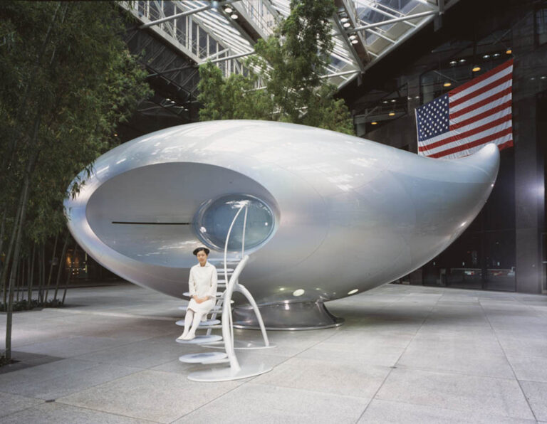 Mariko Mori, Wave UFO, 2003. Credits Tom Powel