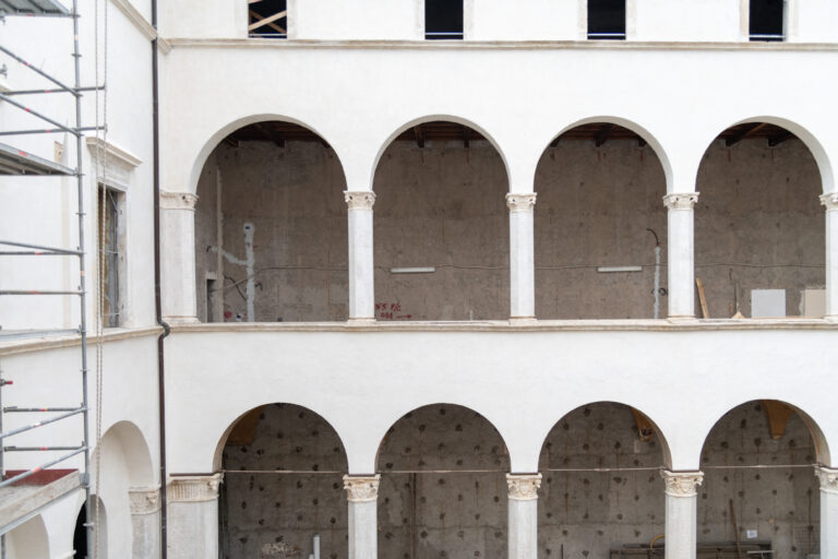 Palazzo Nardini, work in progress. Tracce del passato come Casa delle donne. Photo Irene Fanizza
