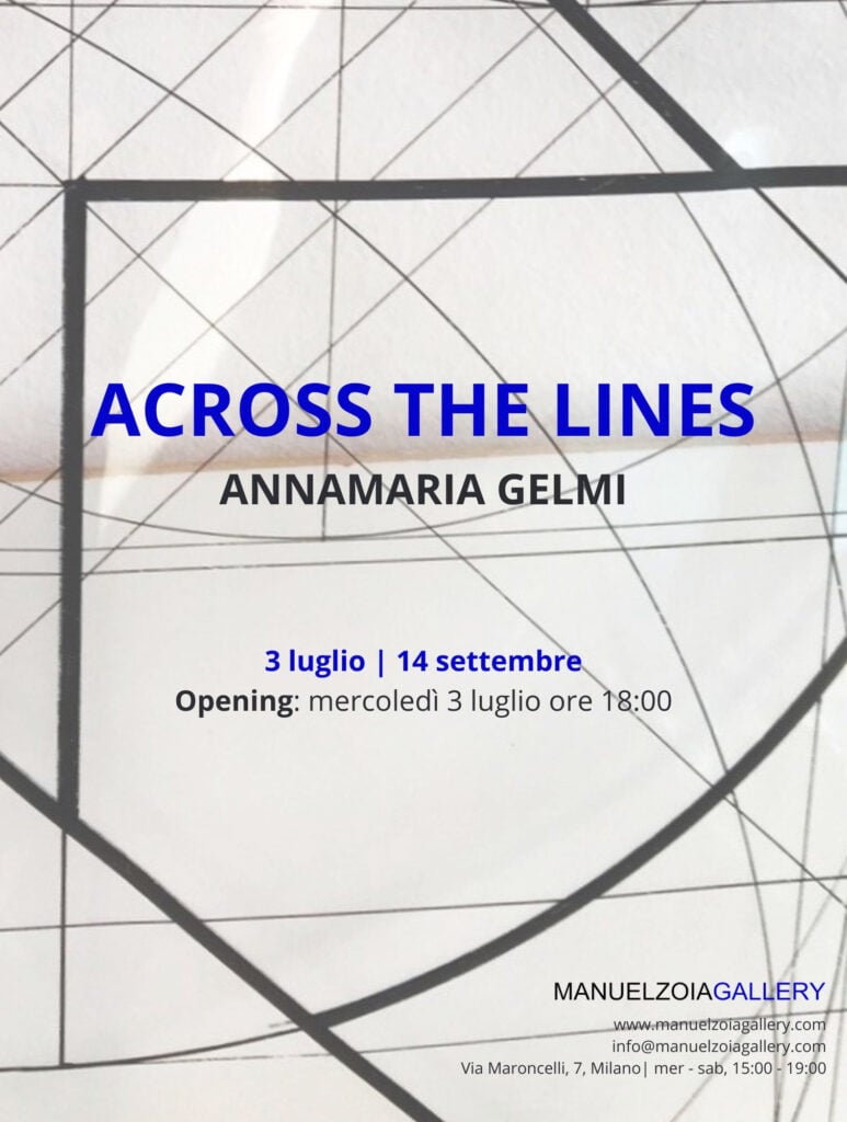 Annamaria Gelmi – Across the lines