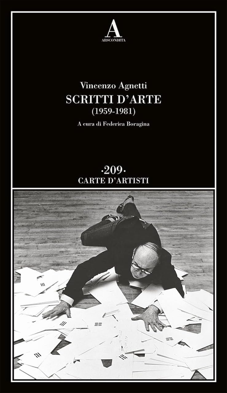 Vincenzo Agnetti, Scritti d'Arte, copertina libro