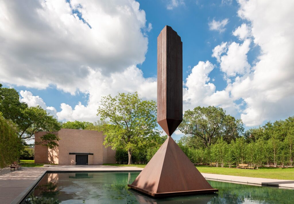 Barnett Newman, Broken Obelisk, Rothko Chapel, Houston