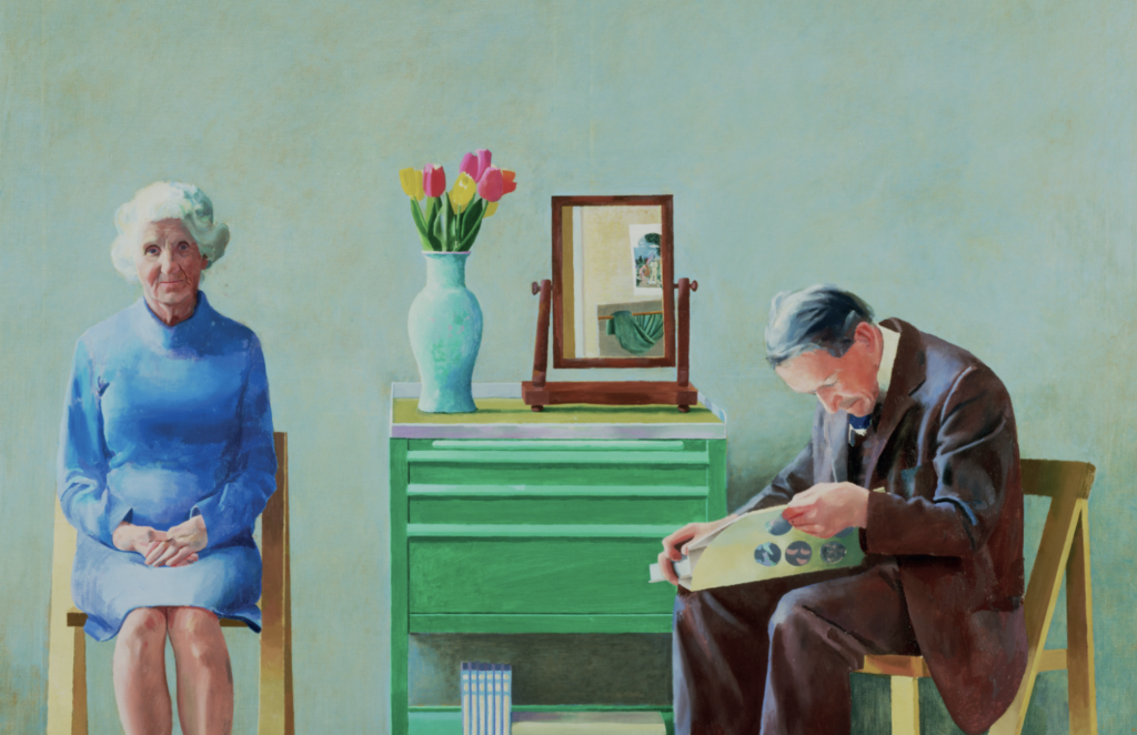 David Hockney, My Parents, 1977 © David Hockney. Photo Tate, London (detail)