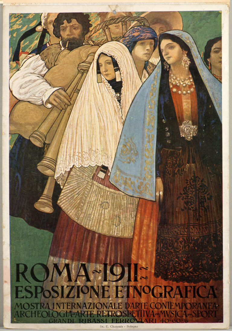 Galileo Chini, Roma, 1911. Esposizione Etnografica, 1911. Direzione Regionale Musei Veneto, Museo Nazionale Collezione Salce, Treviso