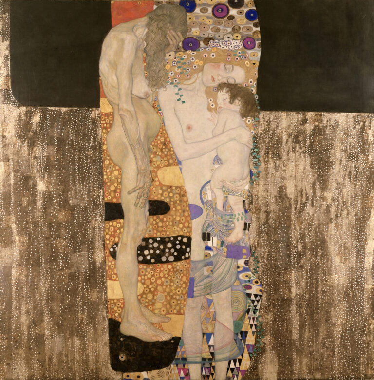 Gustav Klimt, Le tre età, 1905, GNAM, Roma