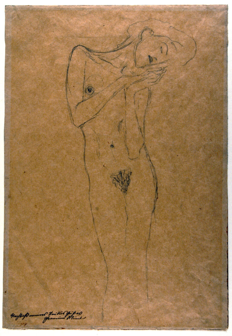 Gustav Klimt, Nudo femminile, 1916, GNAM, Roma