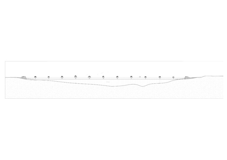 Longitudinal section. The tunnel is 6 km long. Copyright Angelo Renna