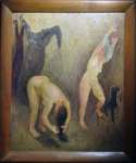 Mario Mafai, Donne che si spogliano, 1934 olio su tavola, cm 96,5x79, Roma, Galleria d’Arte Moderna