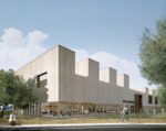 MoDusArchitects – Scuola professionale I.P.S.I.A. Archimede, Andria (BAT). Render courtesy MoDusArchitects