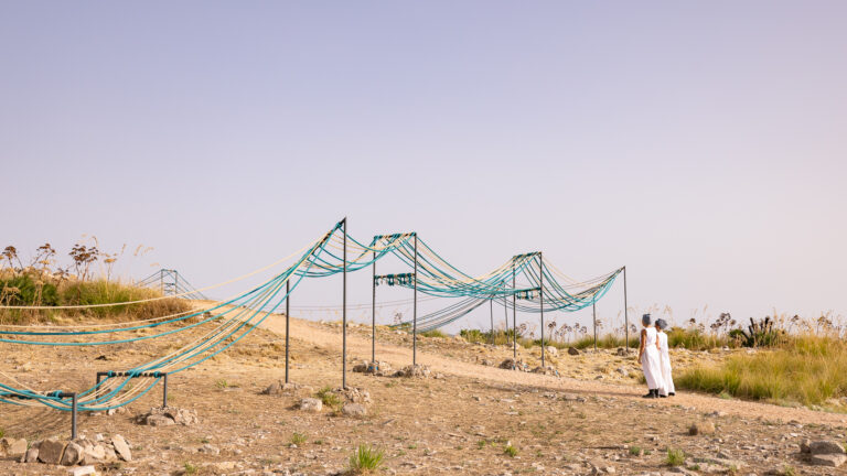 Silvia Scaringella, Idrissa, 2024, installazione per il Parco archeologico di Segesta. Ph. @Sisilab