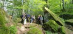 studenti accademia durante il sopralluogo Un dialogo tra arte contemporanea e natura nel borgo toscano de Il Castagno d'Andrea 