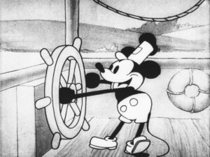 Storia e sviluppi legali di “Steamboat Willie”, il più celebre cortometraggio su Topolino