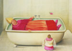 Fernando Botero Bagno del Vaticano, 2006 Olio su tela, 147x205 cm Collezione privata